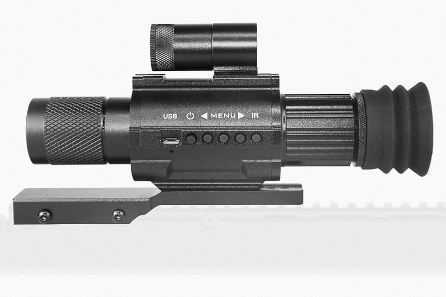 BINOCK NVG50 Night Vision Monoculr - Helmet Mounted Digital Night Vision Scope with WiFi 1-4X Zoom, 4 Color Modes & 940nm IR, HD Recording for Home, Camping, Outdoor Use product image