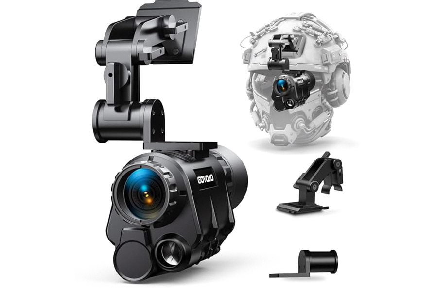 GOYOJO 2K Digital Night Vision Goggles, NVG Helmet Mounted for Tactical, Hunting, PVS-14 Night Vision Monocular with 4 Color Modes HD Recording & Playback product image