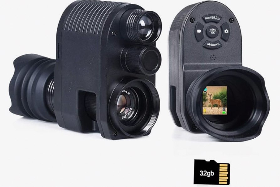 KOLINLOV Digital Night Vision Monocular Scope Camera for Complete Darkness, Hunting Infrared Night Vision Rifle Scope Take Photos and Videos with 32GB Memory Card Megaorei 3 product image