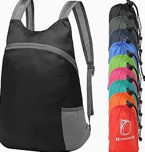 WATERFLY Small Lightweight Packable Backpack: 20l Ultra Light Foldable Travel Hiking Camping Daypack Day Pack for Man Woman product image