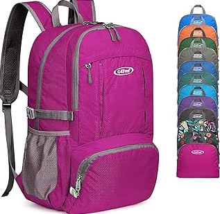 SKYSPER 15L/20L Foldable Hiking Backpack Lightweight Packable Travel Daypack with Chest Strap Small Folding Pack for Walking product image