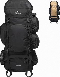 Osprey Rook 65L Men's Backpacking Backpack, Dark Charcoal/Silver Lining product image